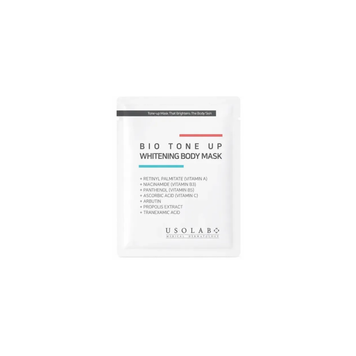 Освітлююча маска для тіла Usolab Bio Tone Up Whitening Body Mask, 20 мл х 5 шт (упаковка) UL-013 фото